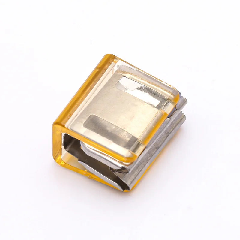 4PCS Clothing Clips Multi Function Pants Clips Leg Straps Clips Holder Clothing Pin for Clothes Long Pants Legs Sleeves Quake YELLOW