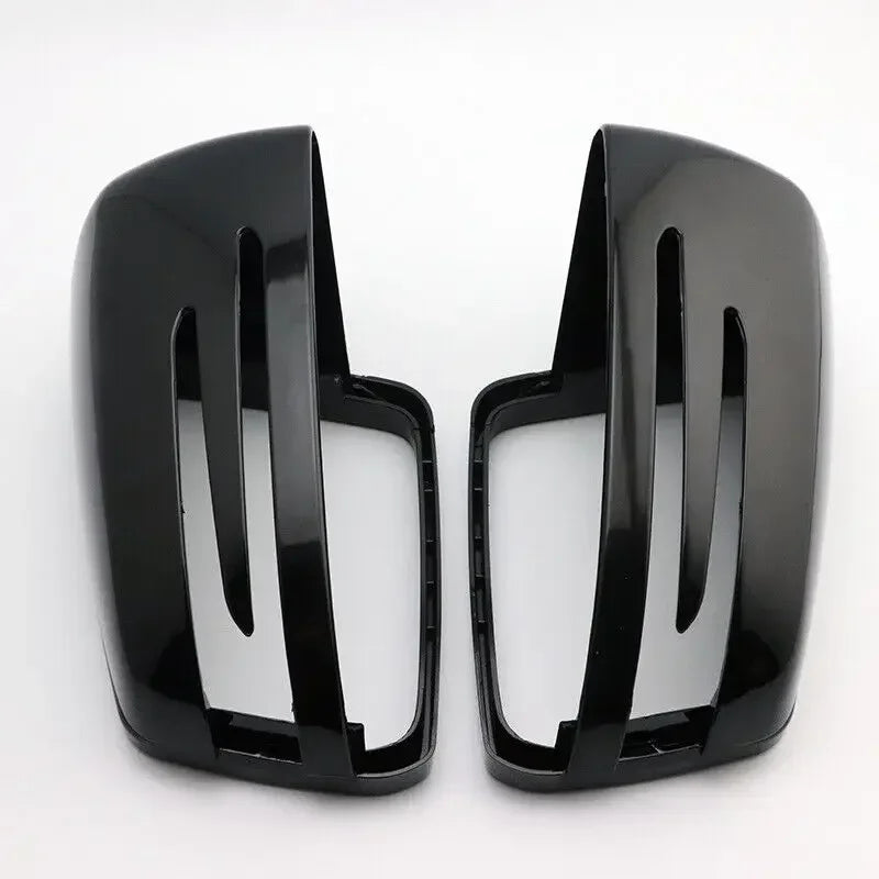 For Mercedes Benz W176 W246 W212 W204 C117 X156 X204 W221 Replacement Car Side Rearview Mirror Cover Wing Cap Trim Carbon Fiber Quake