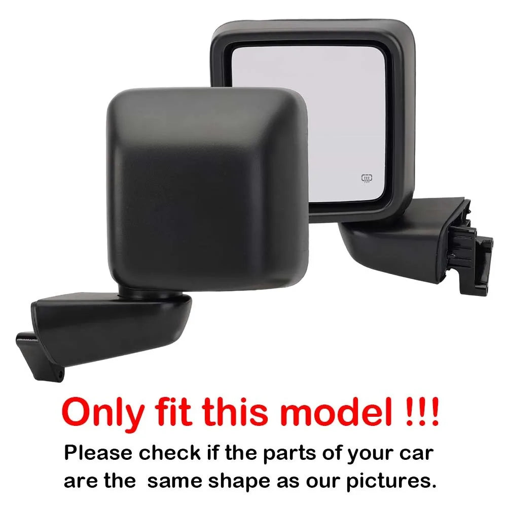 For Jeep Wrangler JL JLU JT 2020-2026 1x Left Right Side with Heated BSD Blind Spot Rearview Mirror Glass Door Wing Lens Car Quake