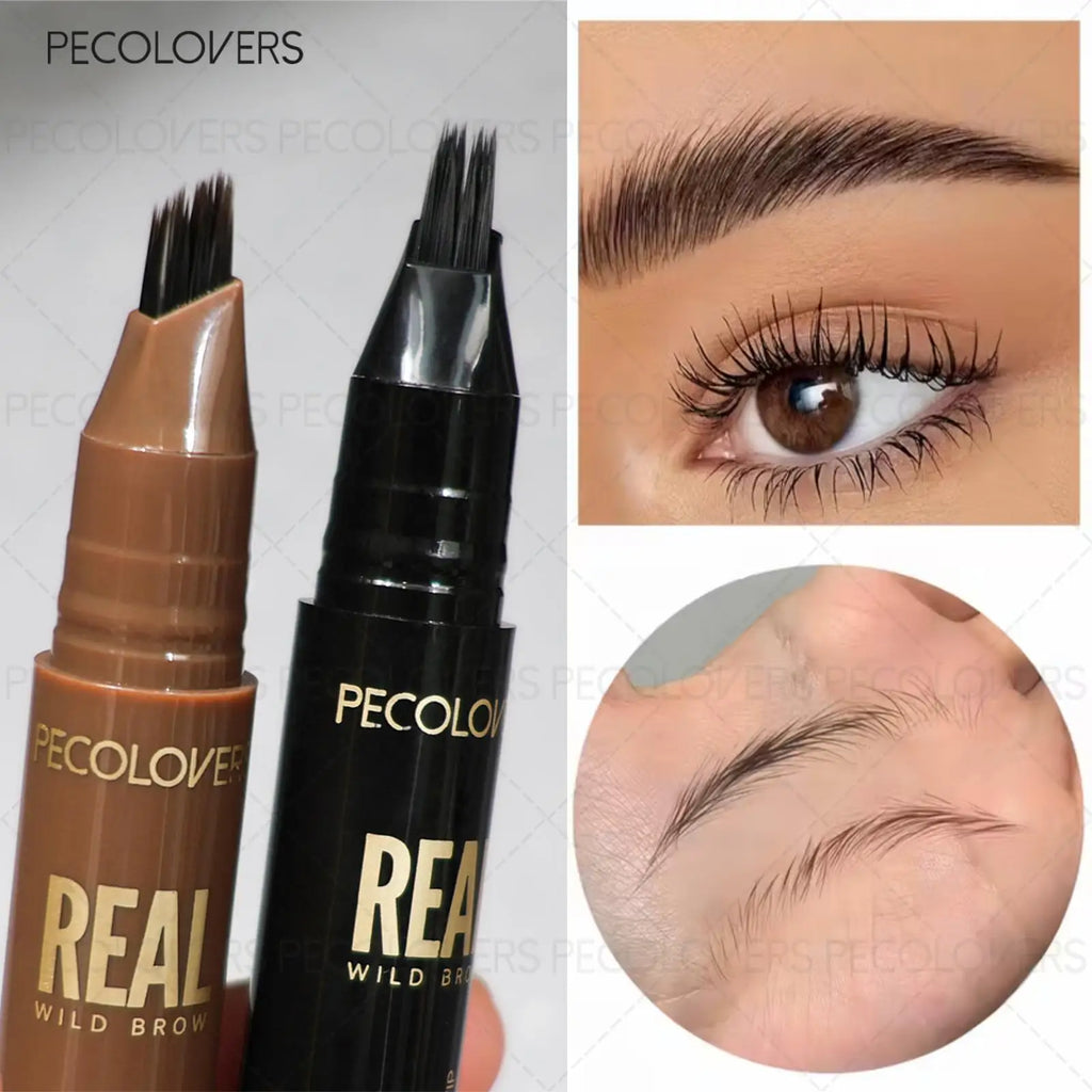 1PC Multi Fork Eyebrow Pencil, Multi-color Selection, Filling The Gap in The Eyebrow Area, with Distinct Eyebrows At Every Root Quake