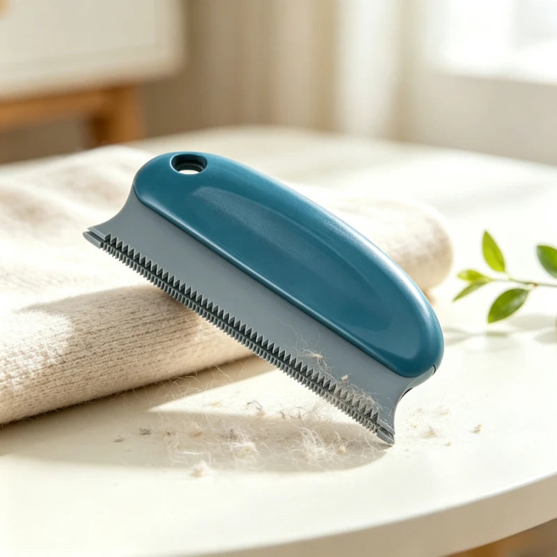 Household Manual Lint Scraper, Multi-use Pet Hair Remover Brush for Clothes Sofa Portable Dust Fur Removal Cleaning Tool Quake