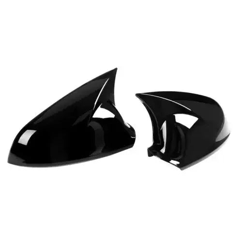 For Opel Vauxhall Astra H MK5 2004-2009 J MK6 2010-2013 Car Rearview Sticker Side Mirror Cover Wing Cap Exterior Door Case Trim Quake Astra J Gloss Black