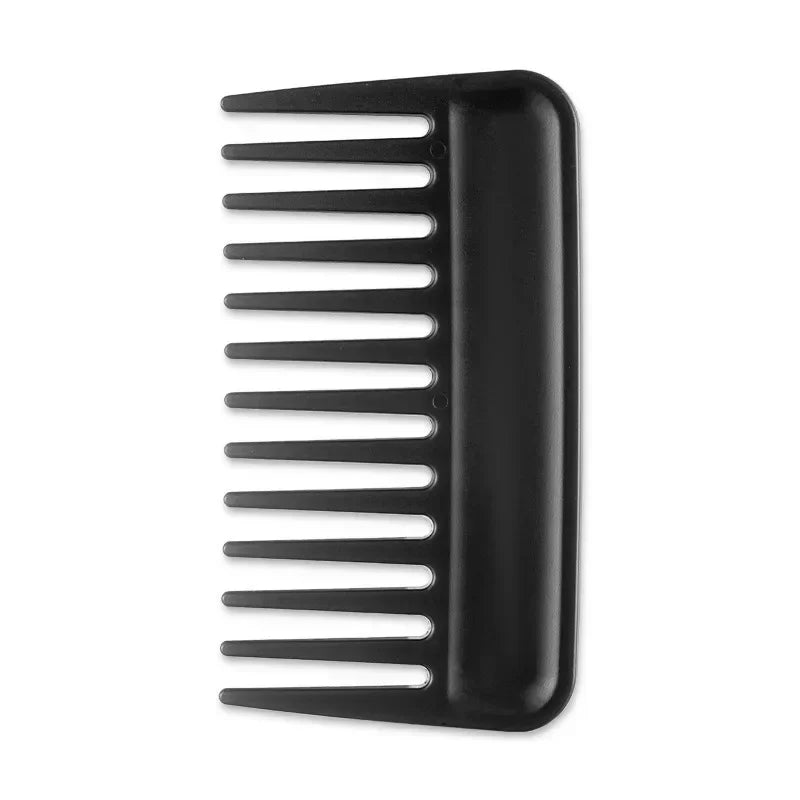 Shunfa Large Tooth Comb Household, Large Wide Tooth Thickened Portable Plastic Card Comb Quake black