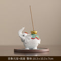 Auspicious Incense Holder Ornament for Home Indoor Incense Tea Table Tea Ceremony Incense Chinese Tea Table Aromatherapy Quake A