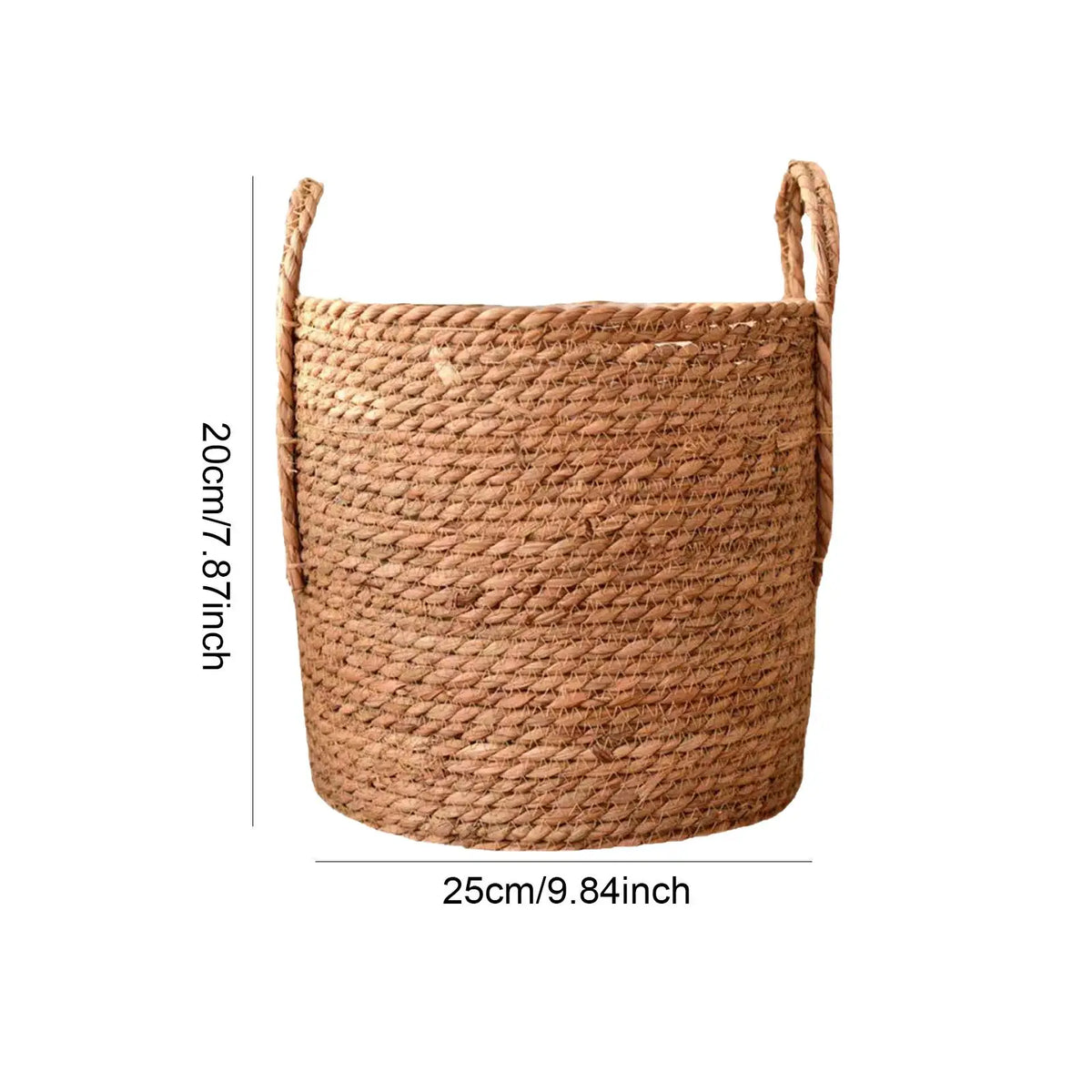Woven Planter Basket Flower Basket Portable Decorative Multipurpose Ornament Plant Pot Container for Living Room Quake