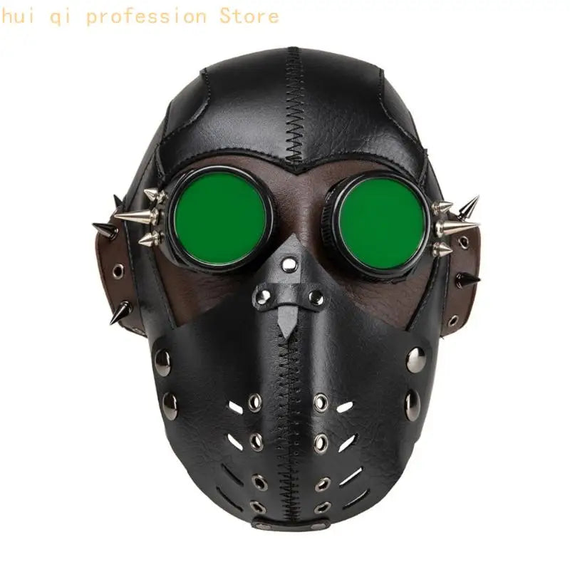 Steampunk Design Gothic Face Mask With Adjustable Straps For Halloween Costume Motorcycle Riders Protective Gear H8WE Quake Type C China Mainland