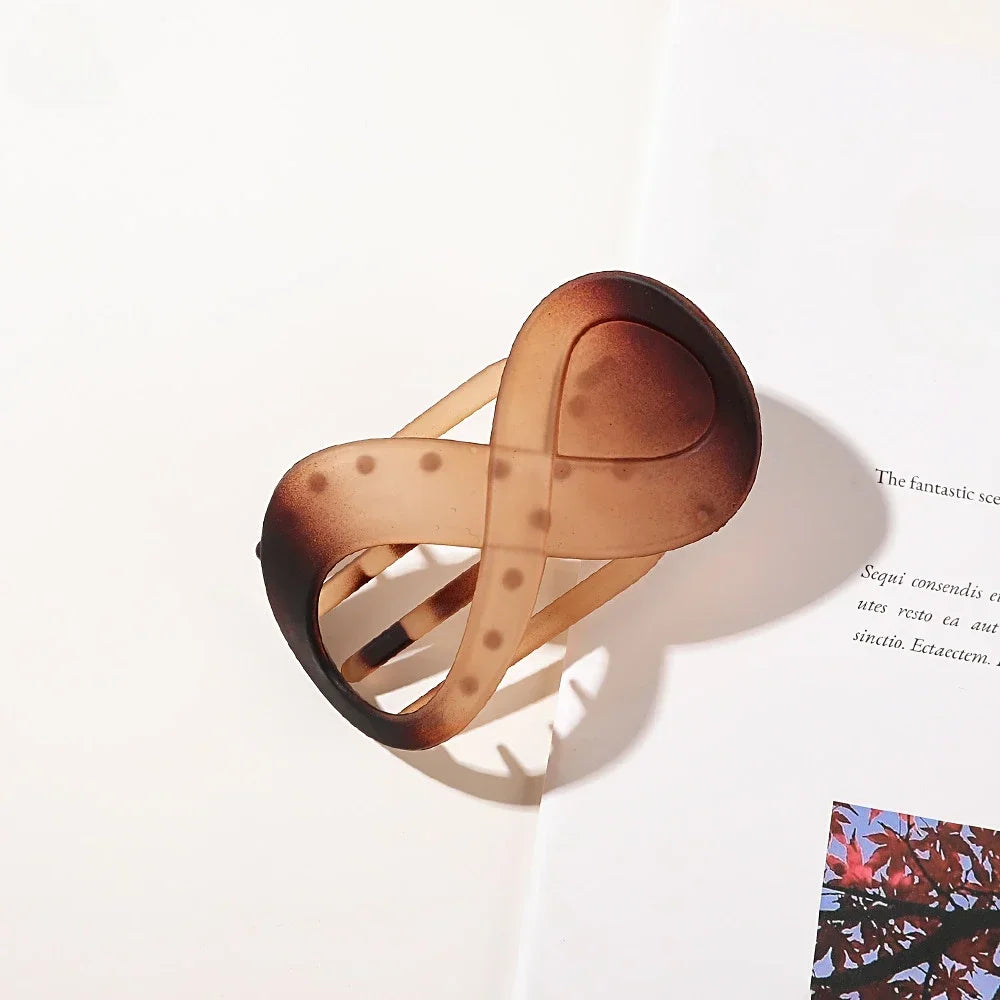 Women Large Hair Clip Seamless Plastic Frosted Duckbill Claw Women Girls Simple Hair Clip Hairpin Styling Tools Hair Accessories Quake ms hp