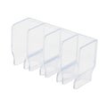 PP Wall Mounted Toothbrush Storage Clip Toothpaste Holder Durable No Drill Adhesive Organizer for Bathroom and Shower Quake Clear