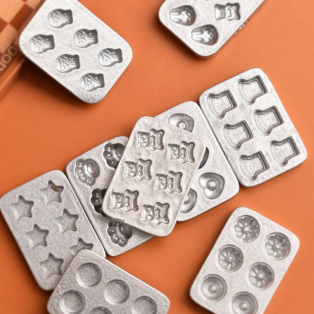 20pcs Resin Mini Kawaii Cookie Baking Tray Flatback Cabochon Miniatures Accessories Scrapbooking Charms DIY Crafts Embellishment Quake
