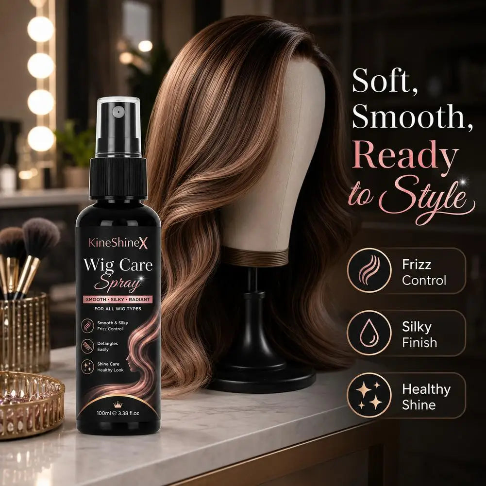 Wig Care Spray Leave-in Conditioner Moisturizing Smoothing Anti-frizz Detangle Soften Repair For Human Hair & Synthetic Wigs Quake