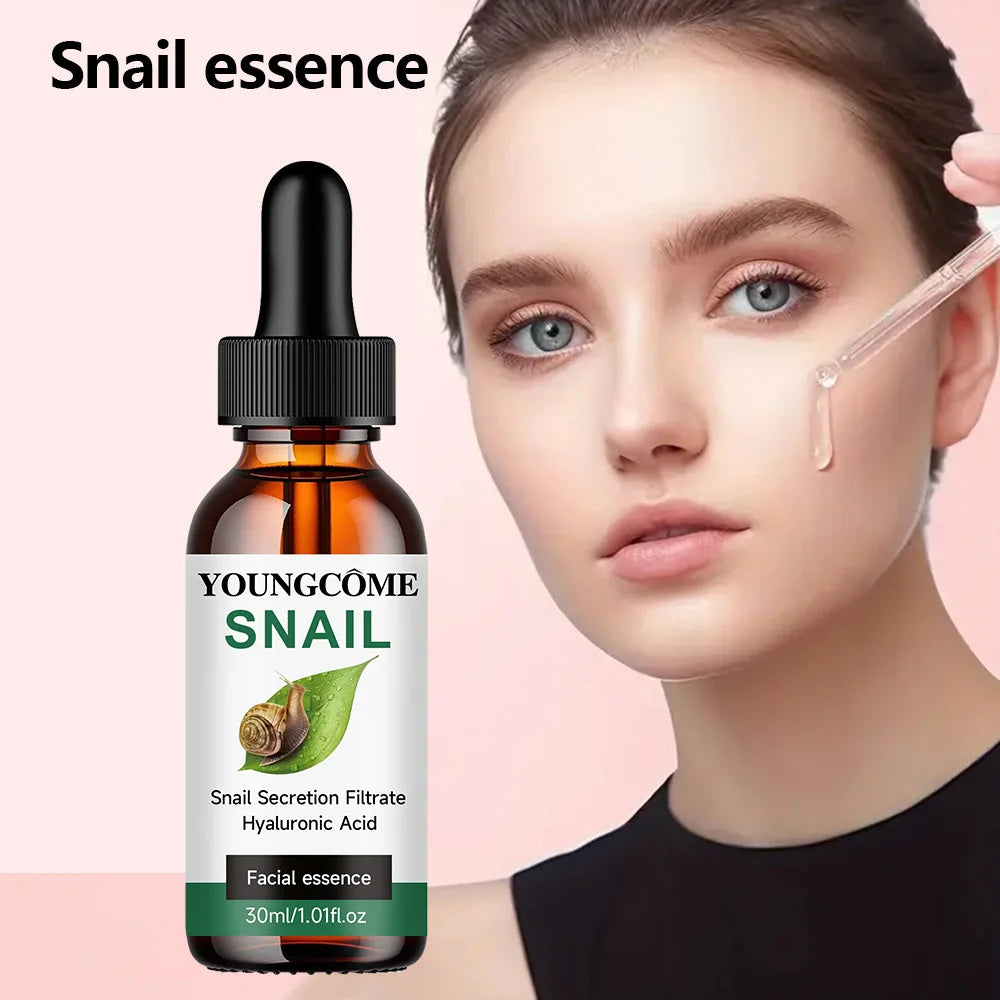 Snail Collagen Face Serum Skin Care Anti-aging Wrinkle Moisturizing Whitening Firming Skin Essence Shrink Pores Quake