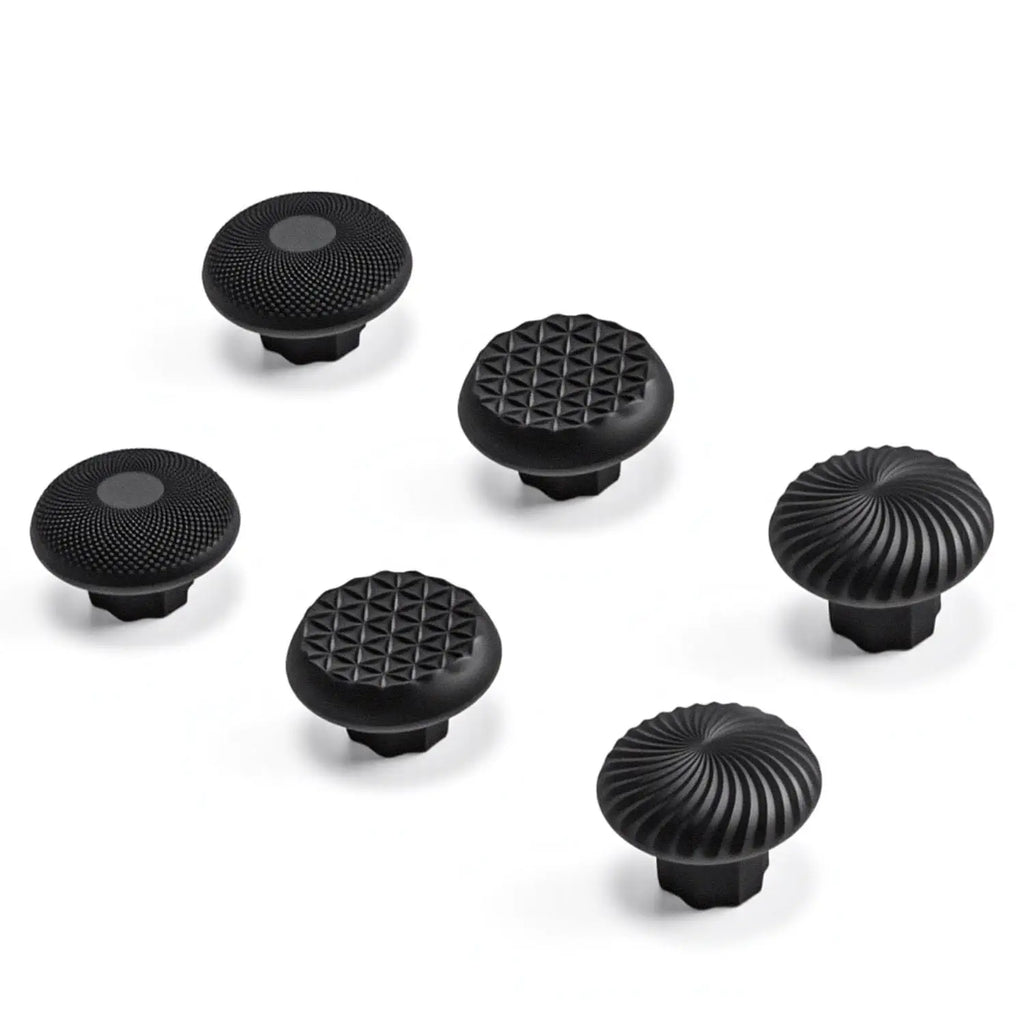 Game Console Joystick Triggers Buttons for PS5 Edge Controller Dualsense Replacement Thumbsticks Joysticks Cap White Quake black