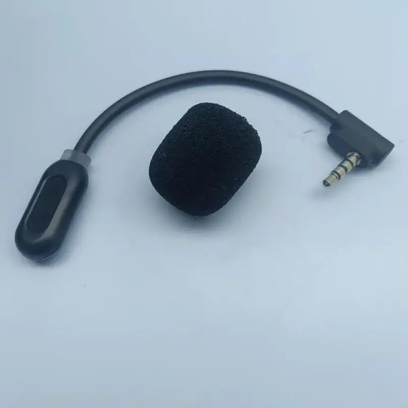 Plugs In Gaming Headsets Mic Replacement with 3.5Mm Connectors, Bendable Microphones Arm and Foam Windscreen K1KF Quake