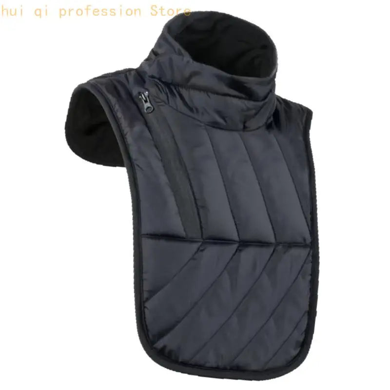 Motorcycle Riders Thermal Vest Soft Fleece Lining Windproof Neck Cover Cold Weather Cycling Snow Sports Accessory H8WE Quake