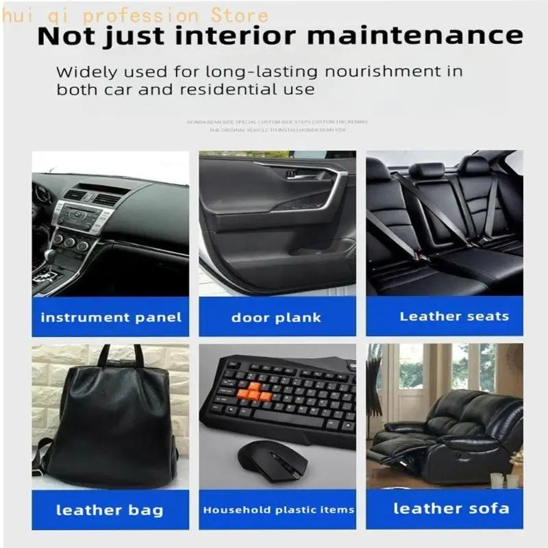 50G/70G Car Plastic Plating Refurbishing Agent Vehicle Polishing Coating for Auto Plastic Part Coating Agent with Sponge H8WE Quake