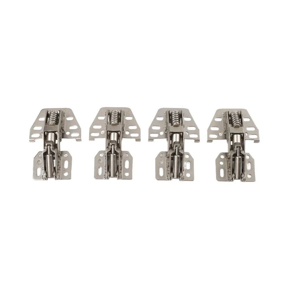 4pcs Spring Cabinet Hinges for For Rvs Homes Cabinets Easy Install No Pre Drilling 90 Degree Opening Hydraulic Dampers Quake