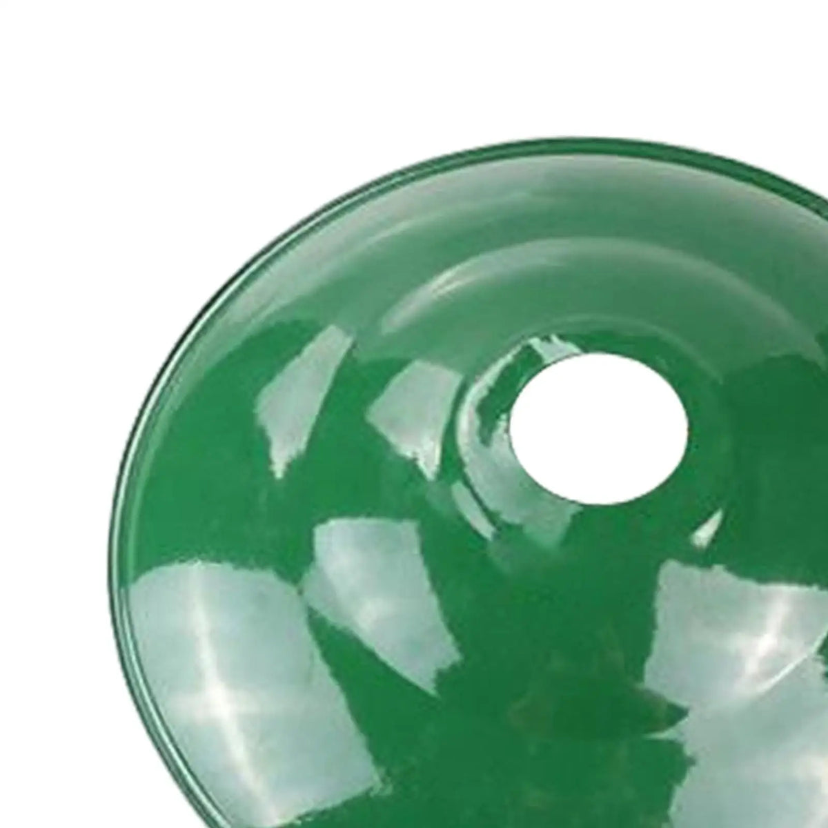 Enamel Ceiling Lamp Cover, Green Replacement Lamp Protector, Versatile And Quake