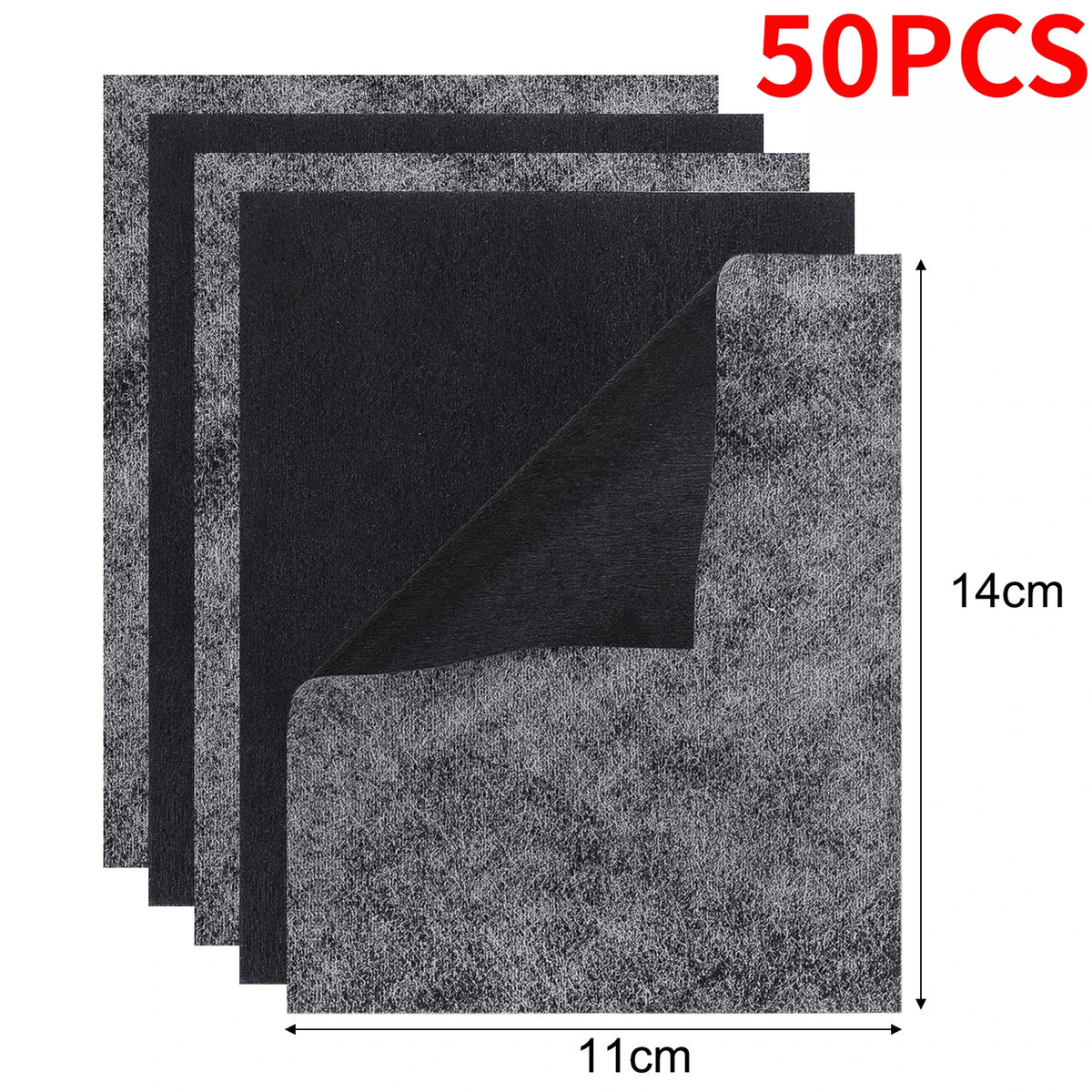 50/1PCS Laundry Black Color Enhancer Sheets for Dark & Black Fabrics Clothing Brightening Sheets Prevents Fading Laundry Paper Quake 50PCS