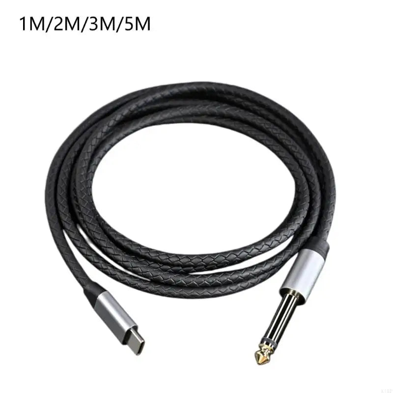Type C Male To 6.35Mm Male Cable For Mobile Phone Tablet Amplifiers Mixer Sound Card Recording Accessories K1KF Quake