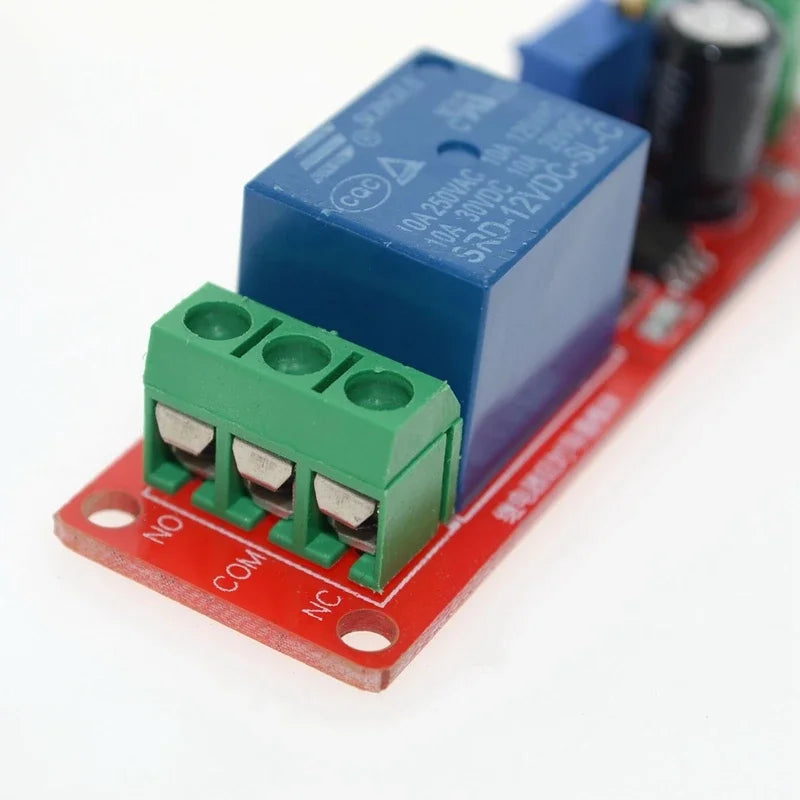 Timer Switch Adjustable NE555 Module Time Delay Relay Module DC 12V Delay Relay Shield 0~10S Quake