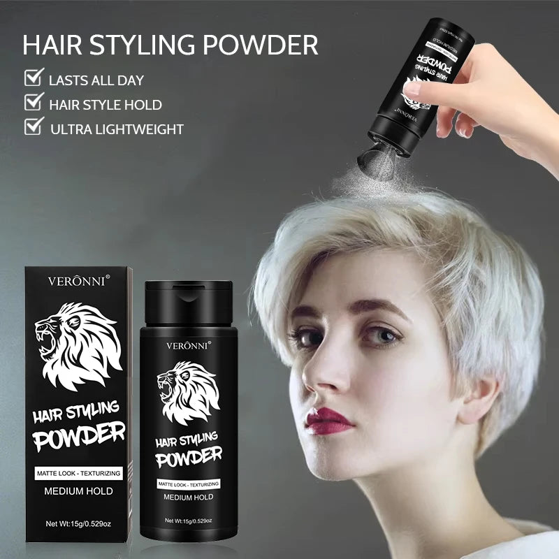 Unisex Hair Defining Powder-Long-Lasting,Volume,Matte Finish, for Men and Women, Hold Root Lifting Fluffy Increase Hair Powder Quake