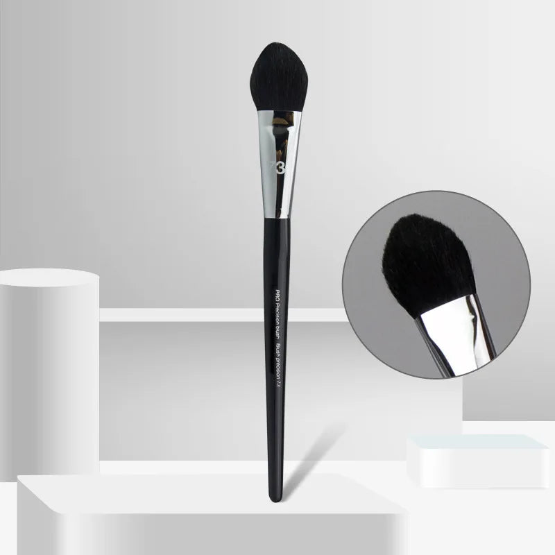 Professional Concealer Makeup Brush Goat Hair No.73 Flat Tongue Shape Pro Presicion Blush Brush Foundation Cosmetic Beauty Tool Quake Default Title