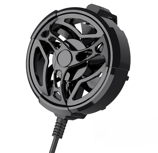 Cell Phone Cooler Portable Mobile Phone Radiator Phone Cooling Fan Dissipate Heat Cooling Phone Temperature For Gaming Quake AL01 black
