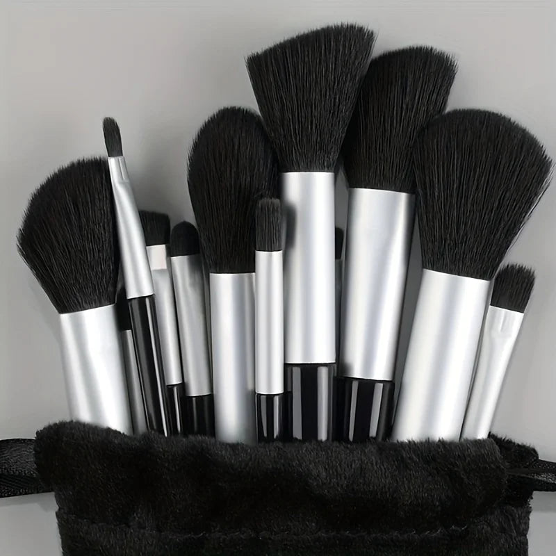 Makeup Brushes 8-29Pcs Makeup Kit Professional Women Cosmetic Soft Powder Brush Eyeshadow Foundation Full Set Travel Beauty Tool Quake 13pcs Silvery
