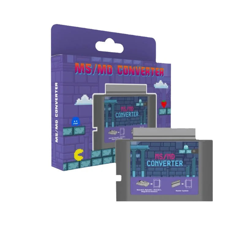 MD second-generation Master system console game conversion card Sega MS MD game card converter Quake black
