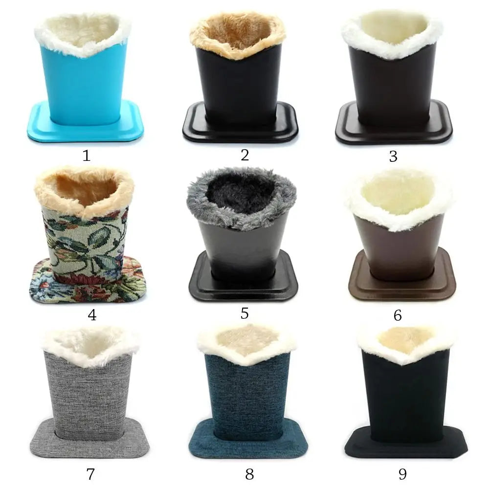 Office PU Leather Glasses Box Portable Eyeglass Holders Brush Pot Sunglass Stands Glasses Case Quake