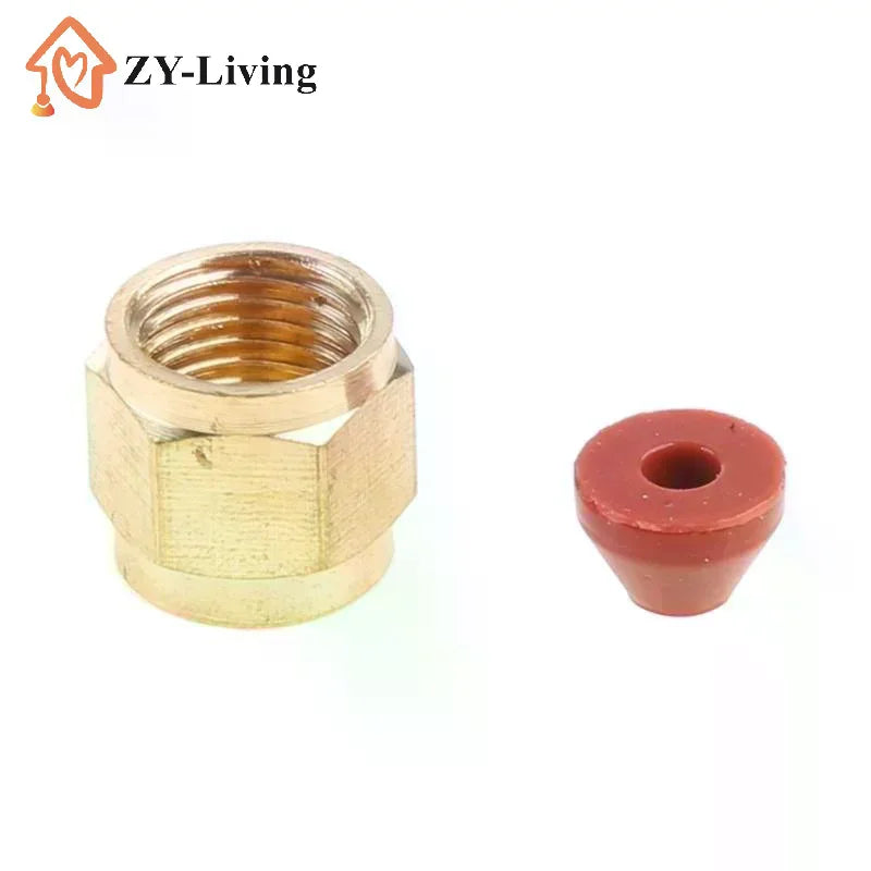 Fog Machine Pump Parts Copper Cap Nozzle Kit Leak-Proof Silicone Gasket Filter Nozzle For Live Performance Quake