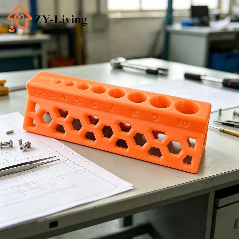 1Pcs 15mm 10-Hole Drill Bit Guide Firmly Fixed Non-Slip Drill Bit Holder Accurate Drilling Auxiliary Drill Bit PVC Pipe Quake