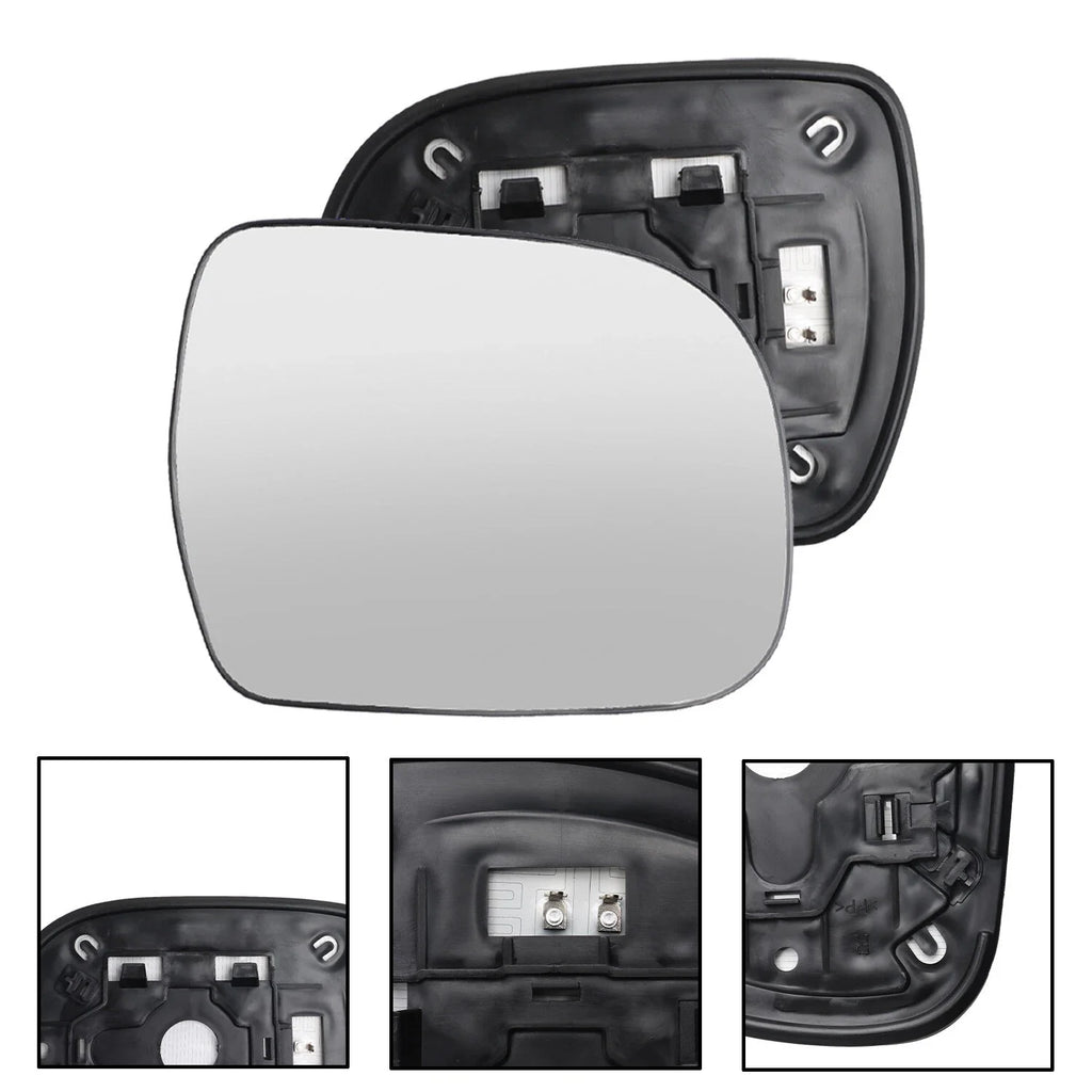 For Lexus RX 2003-2008 Toyota Hilux 2005-2010 Tacoma 2005-2015 1x Door Side Wing Mirror Glass Heated With Plate Rearview Clip Quake