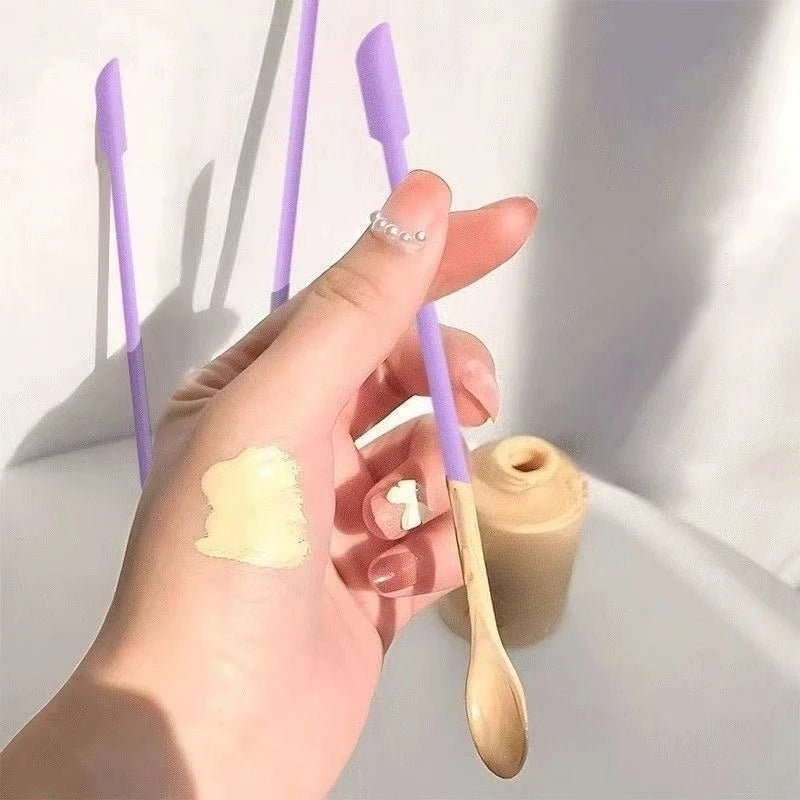 Scoop Spatula Eye Cream Foundation Face Cream Scraper Cosmetic Spoon for Skincare Sample Refill Multi-size Reusable Quake
