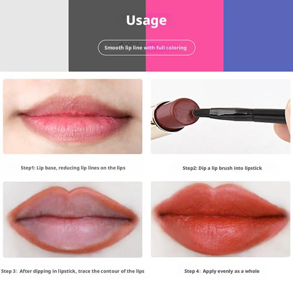 Makeup Lip Brushes Lipliner brushes Black with Cap Retractable Lipstick Brush Travel Portable lip scrub brush Gloss Makeup Brush Quake