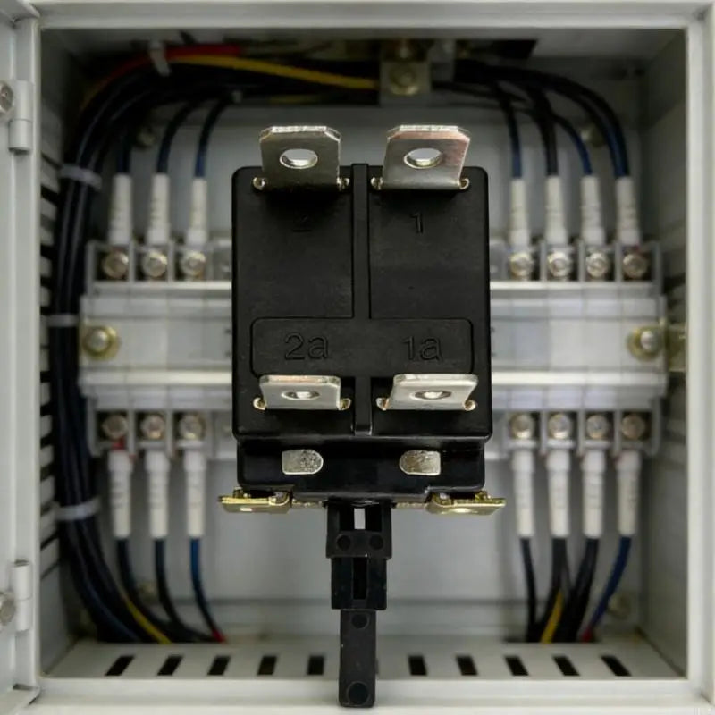 Press-to-Lock Power Button Component, 6A 250V Alternating Current with Latching Control, Molded Housing, and Metal Contact K1KF Quake