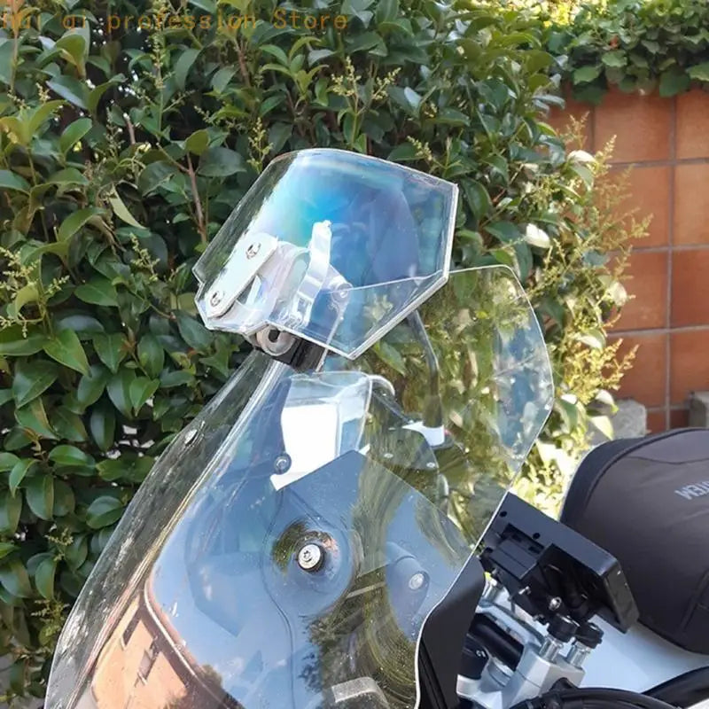 1 Set Motorcycle Windshield Adjustable Windscreen Extension Wind H8WE Quake