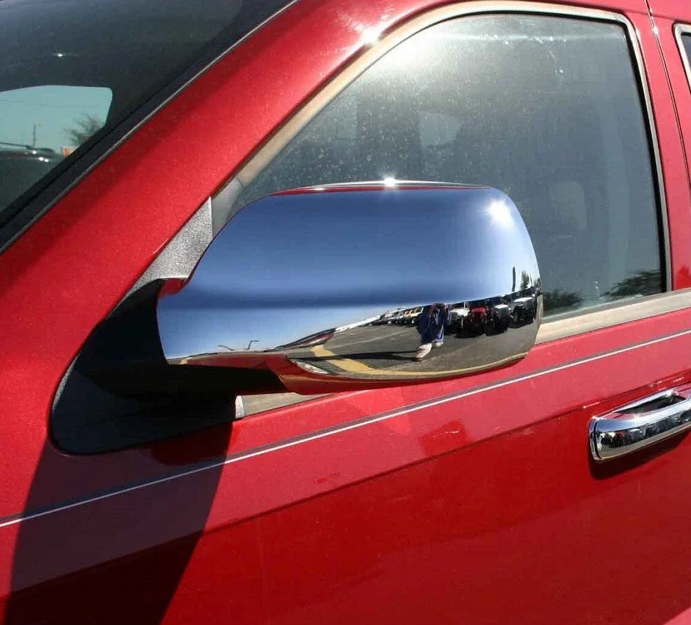 For Jeep Grand Cherokee 2005-2010 Car Sticker Rearview Side Mirror Cover Wing Cap Exterior Case Trim Accessories Vehicle Decor Quake