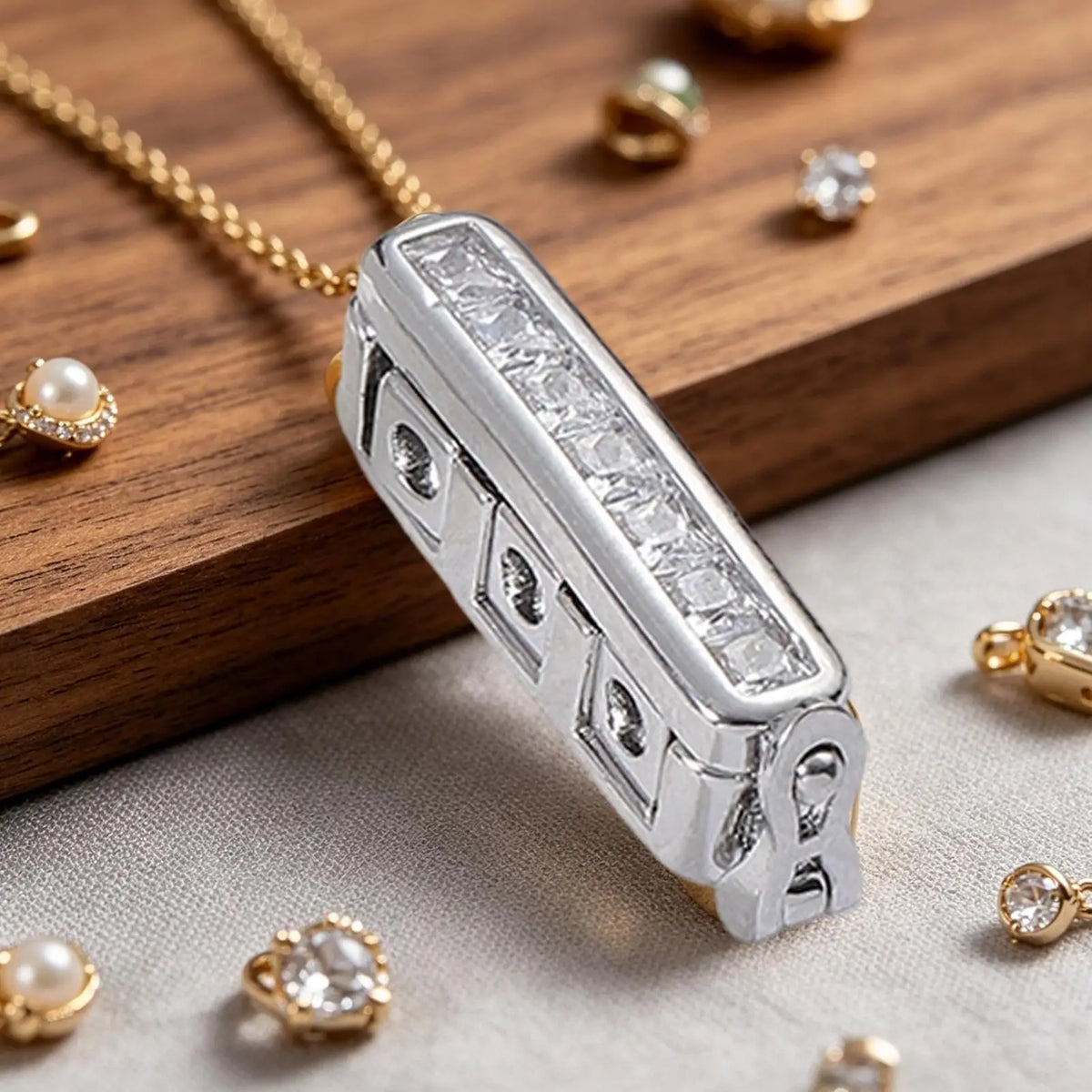 Metal Jewelry Necklace Shortener Clasp Adjuster Clip for Bracelet Travel Commuting Party Shopping Quake