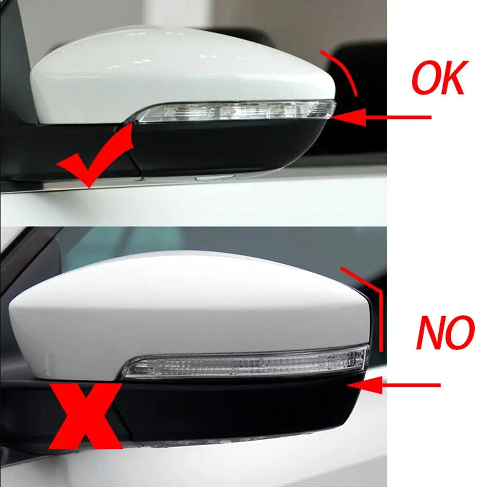 For Volkswagen VW Jetta 2011-2017 Passat B7 2011-2014 Car Rearview Side Mirror Cover Wing Cap Exterior Door Rear View Case Trim Quake