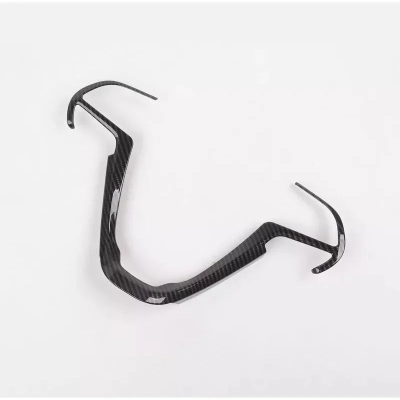 For Jeep Grand Cherokee 2014-2021 Car Sticker Carbon Fiber Steering Wheel Cover Trim Cover Decoration Frame Interior Accessories Quake