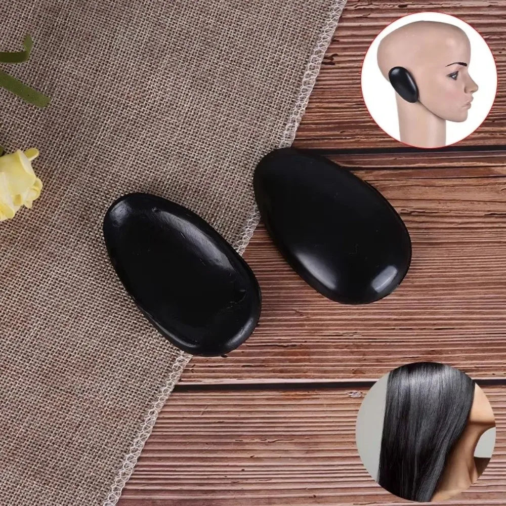 2Pcs Plastic Hair Dying Ear Covers Waterproof Earmuffs Hair Dyeing Protectors Reusable Baby Bath Tool Hair Coloring Kit Quake