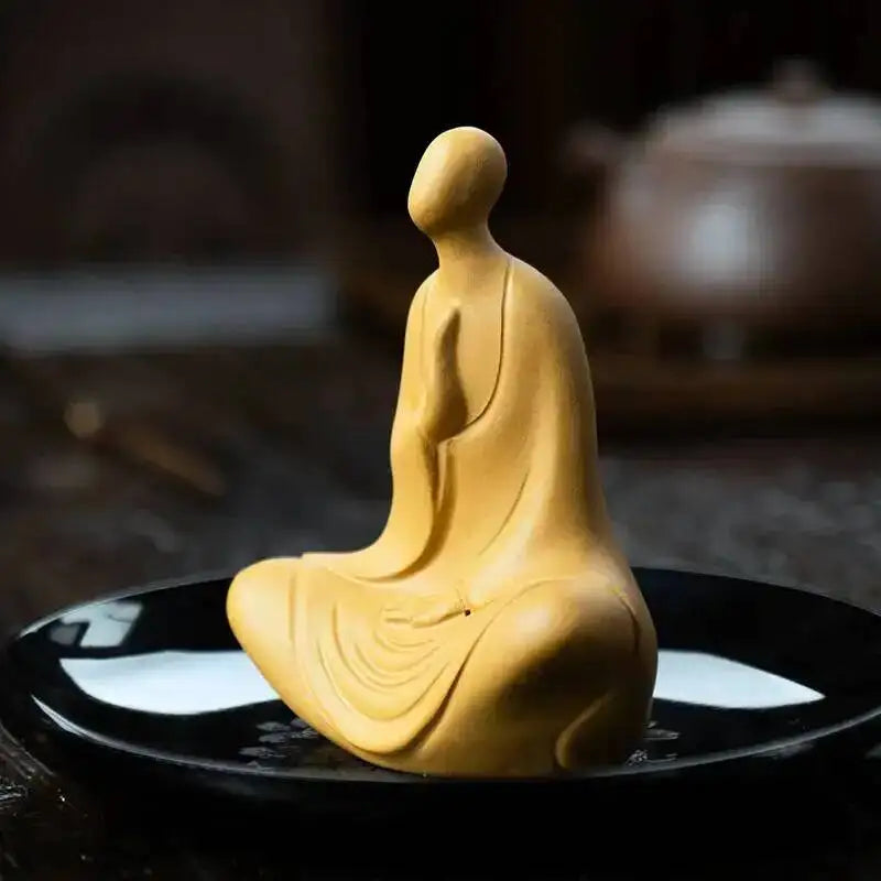 Zisha Tea Pet Buddha Tea Ceremony Tea Set Ornament Clay Little Zen Чайные Украшения Quake