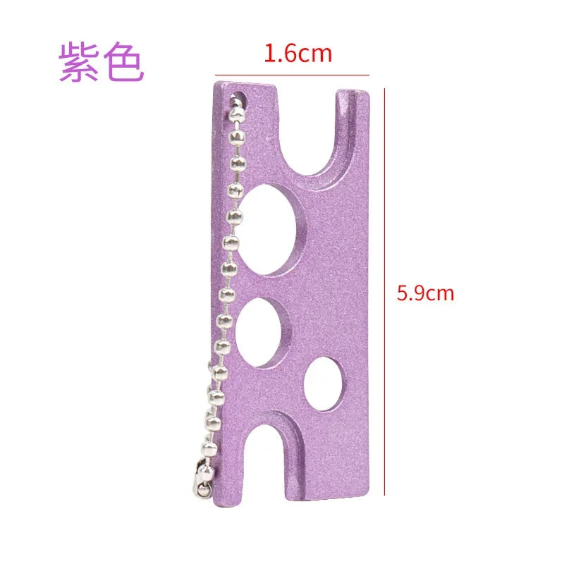 vvocci Universal Eyelash Glue Hot Stainless steel Caps Opener blocking Lash Makeup Tools for Replacement Bottle Mouth Head Anti Quake M46 Purple