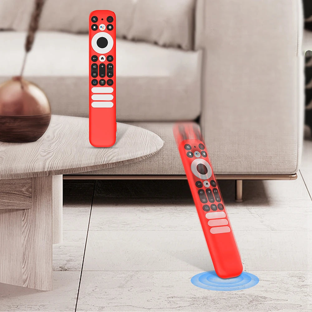 Silicone Remote Case Anti-Slip Protective Controller Sleeve Skin with Lanyard Remote Cover for TCL RC902V/TCL-RC802NU1 Remote Quake