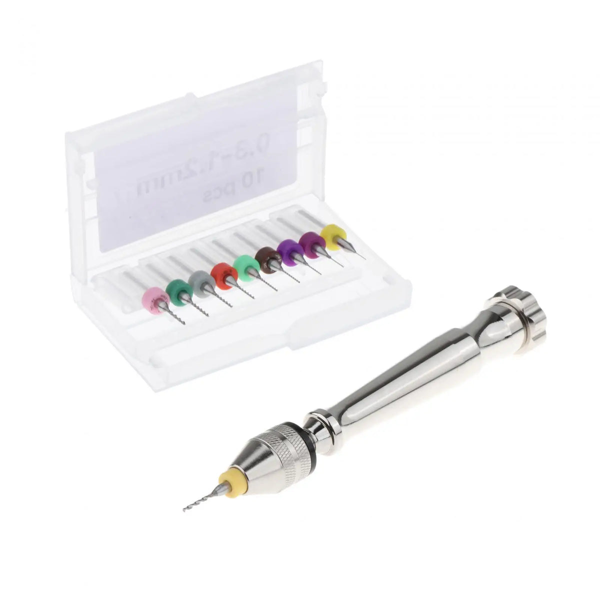 Hand Drill Set Twist Drill Professional Repairing Tool DIY Sturdy Jewelry Making for Electronic Assembly Beads Quake