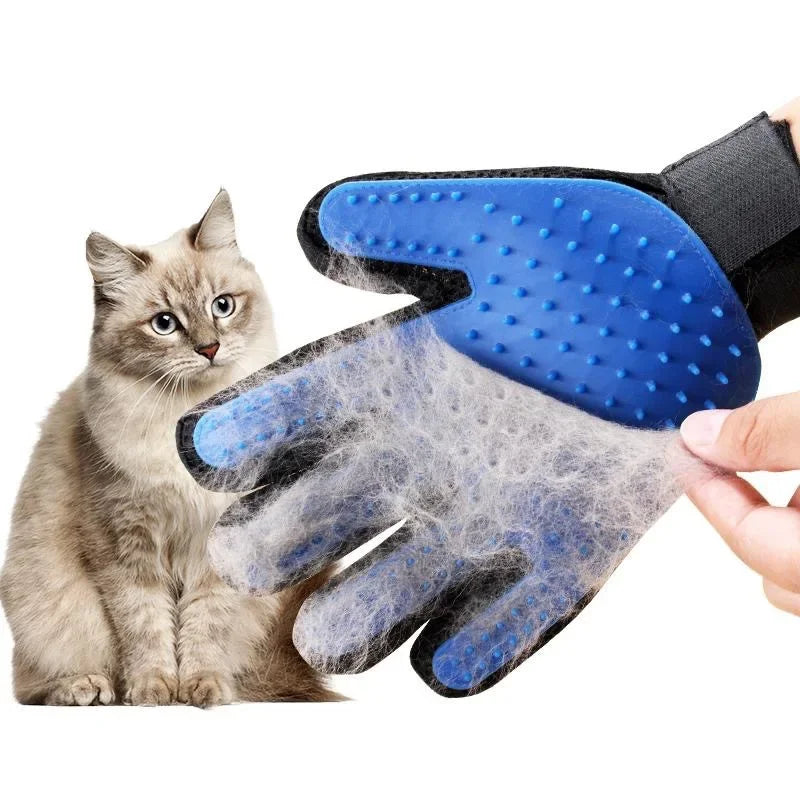 Silicone Pet Gloves Cat Dog Hair Removal Cat Supplies Comb Hair Removal Brush Rubber Sticky Hair Gloves Quake