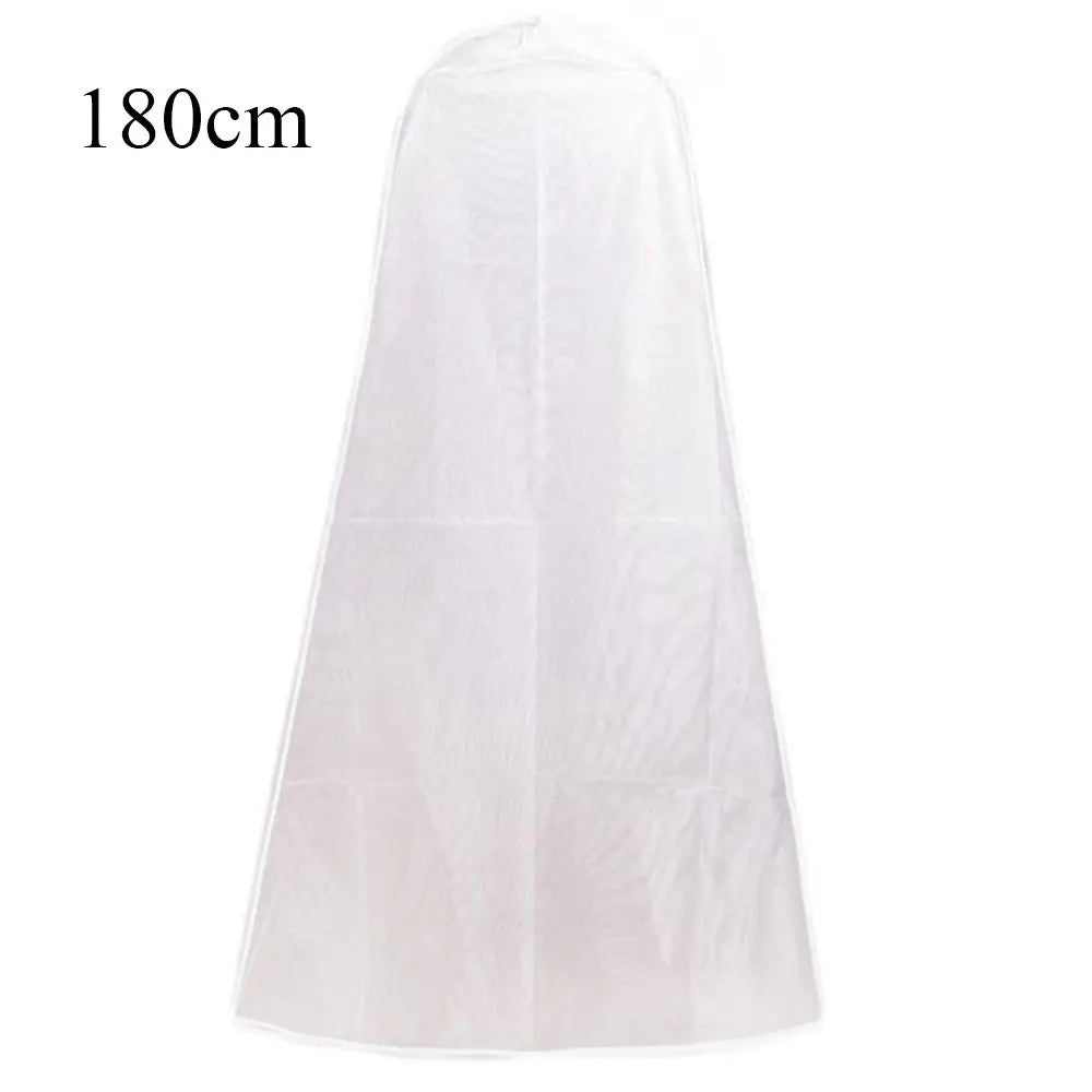 Wedding Dress Garment Protector Dust-proof Covers Bride Gown Storage Bags Clothing Cover Transparent Wardrobe Case Quake 180cm