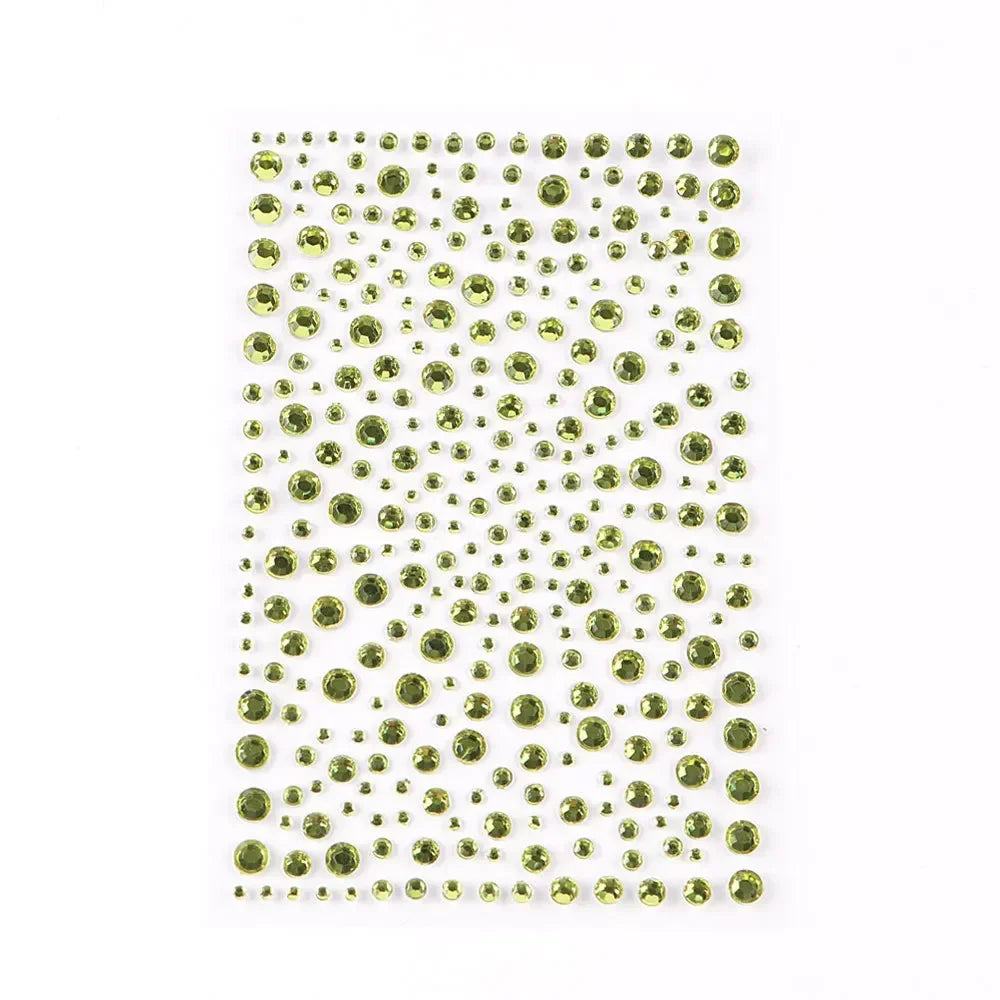 Rhinestone Face Jewels DIY Crystal Stickers – Festival & Party