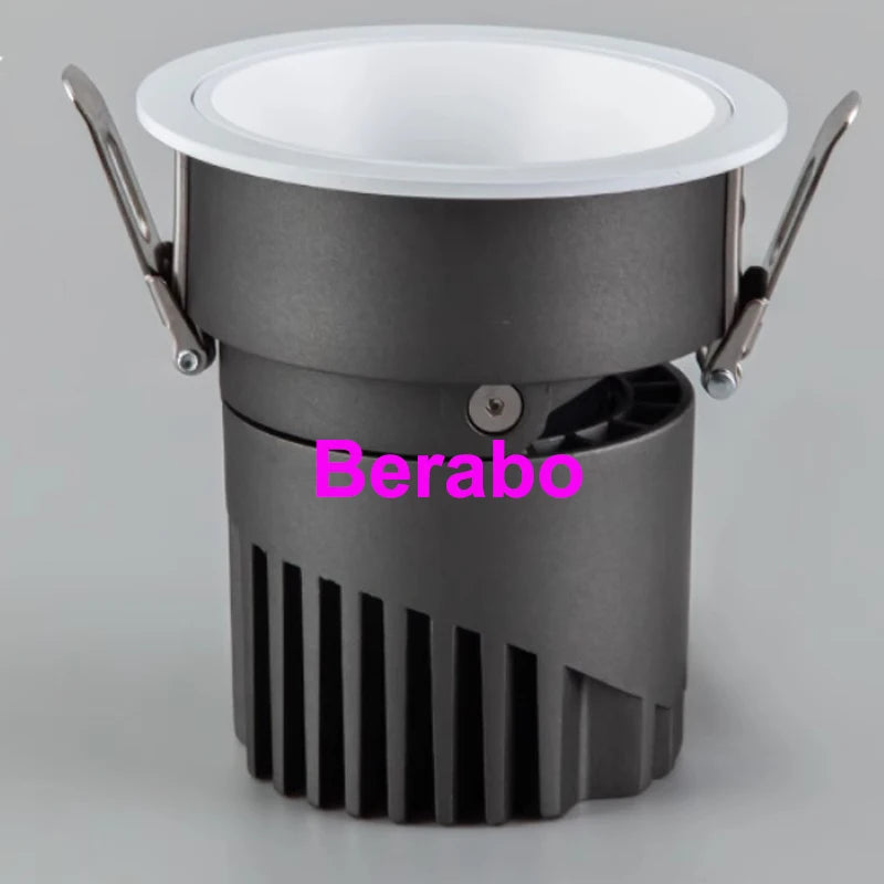 Super Bright Recessed LED Downlight COB Dimmable 12W 18W 24W LED Ceiling110V 220V Home Indoor New Design Anti-glare Spot Lights Quake